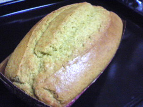 簡単♪しっとり緑茶パウンドケーキ