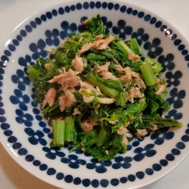 簡単 わさび菜のツナ炒め レシピ 作り方 By Macreo クックパッド 簡単おいしいみんなのレシピが359万品