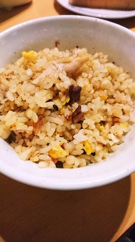 角煮アレンジ☆角煮チャーハンカレー風味☆