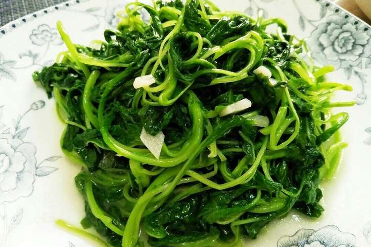 上海の定番 アマランサスの葉の塩炒め レシピ 作り方 By 上海キッチン クックパッド