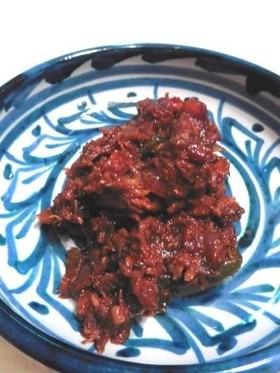 魚缶DEエスニック味噌そぼろ