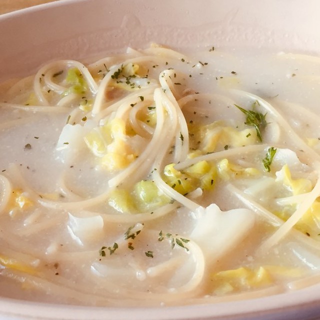 インスタントスープでスープパスタ レシピ 作り方 By ワイン娘 クックパッド 簡単おいしいみんなのレシピが376万品