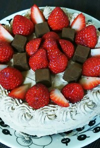 エスカルゴ風チョコレートケーキ