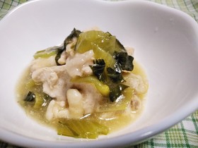※鶏の胸肉とチンゲン菜の甘酢あん※