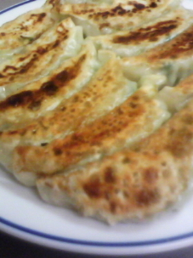 ほんのり甘い?!焼き餃子