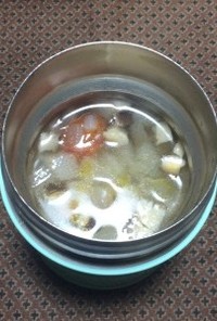 フードジャーで作る新玉葱のスープ