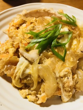 とりわけていただく●皿盛り親子丼