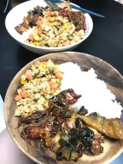 野菜嫌いに☆超簡単野菜と味噌の卵そぼろの写真