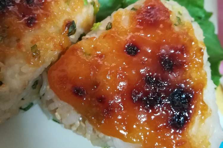 甘く香ばしい鯛みその焼きおにぎり レシピ 作り方 By ぽむどてーる クックパッド 簡単おいしいみんなのレシピが360万品