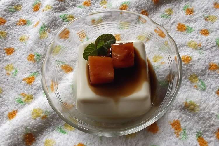 簡単デザート 豆腐のアジアンスイーツ レシピ 作り方 By クッカーまさおちゃん クックパッド 簡単おいしいみんなのレシピが376万品