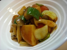 冷めても美味しい♡さつま揚げの酢豚風炒め