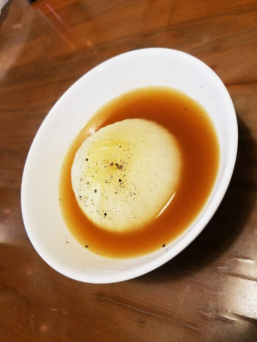 新玉ねぎのまるごとスープの画像