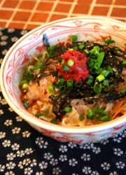 梅とかつおでさっぱり☆ぶっかけうどんの写真