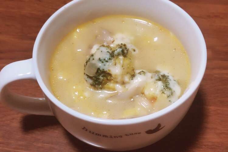 野菜たっぷり 簡単チーズスープ レシピ 作り方 By さくらりり クックパッド 簡単おいしいみんなのレシピが352万品
