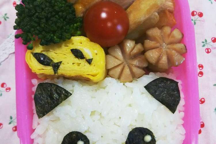 簡単 ネコのり弁当 レシピ 作り方 By 夏海 空良 クックパッド 簡単おいしいみんなのレシピが350万品