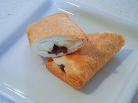 パン耳で・・・チョコバナナ☆ホットサンド