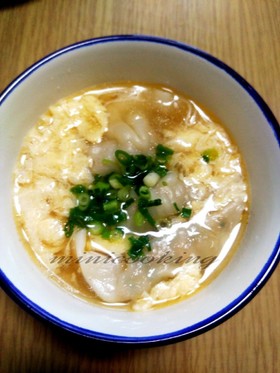 餃子で??!‼なんちゃって中華ス〜プ♪♬