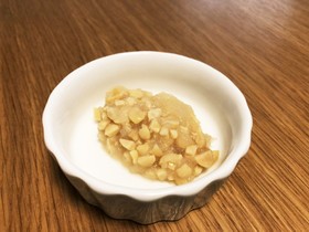 【離乳食中期〜】レンジで納豆みぞれ煮