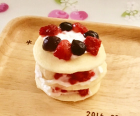 1歳の誕生日にも◇ヨーグルトで簡単ケーキ