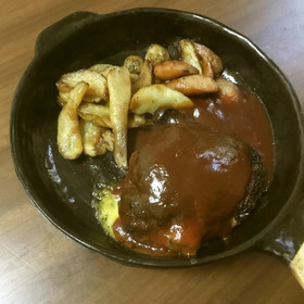 オオバコでつなぎ代用!糖質制限ハンバーグ