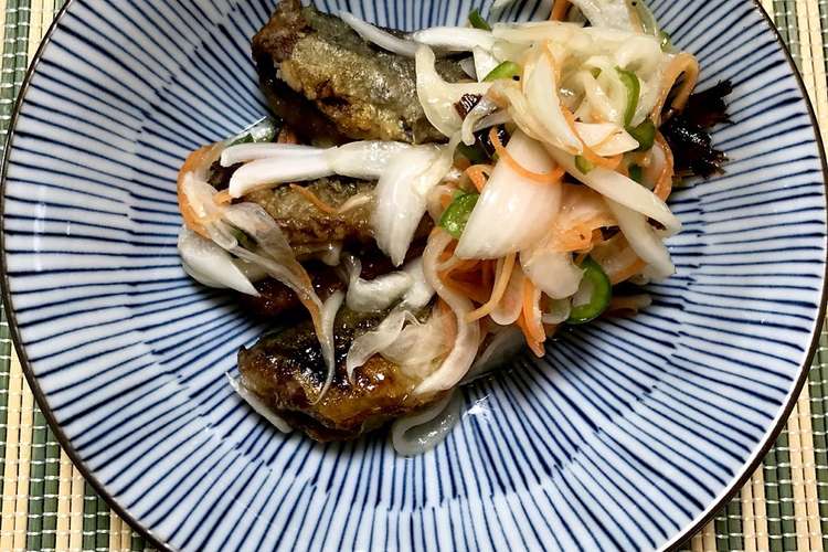 さっぱり 新玉葱で鯵の南蛮漬 お酢料理 レシピ 作り方 By Sora Saba クックパッド 簡単おいしいみんなのレシピが355万品
