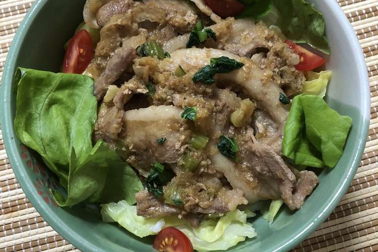 豚バラ焼肉用であっさりこってり極ウマ丼 レシピ 作り方 By ららるー クックパッド 簡単おいしいみんなのレシピが352万品