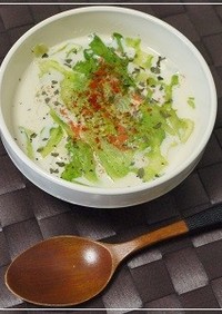 ☆レタスたっぷり豆乳スープ☆