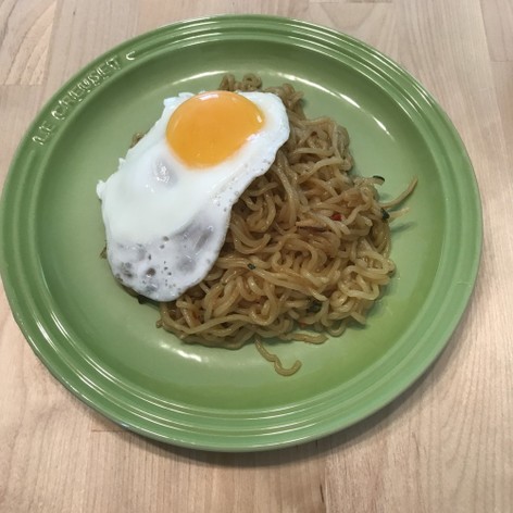 辛ラーメンでピリ辛焼きそば