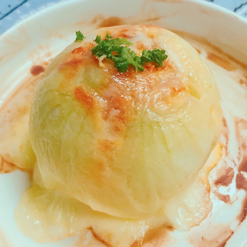 超簡単！丸ごと 新玉ねぎのチーズ焼き by かっちゃん杉 【クックパッド】 簡単おいしいみんなのレシピが339万品