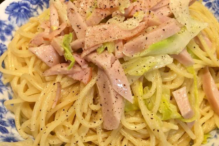 キャベツと魚肉ソーセージの和風パスタ レシピ 作り方 By Sawa11 クックパッド 簡単おいしいみんなのレシピが364万品