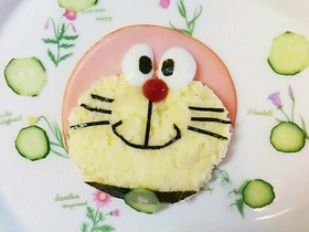 ポテトサラダでドラえもん♪
