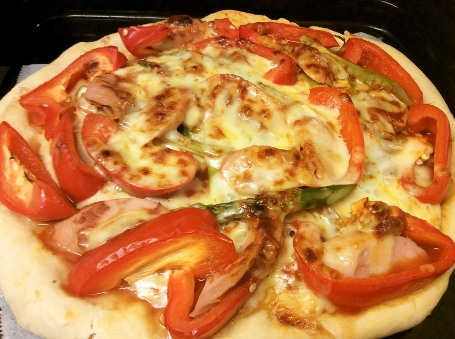 ホームベーカリー&オーブンで自家製ピザの画像