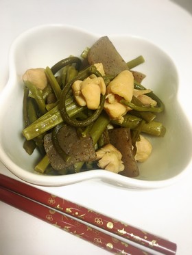 ぜんまいと鶏肉の絶品煮♪
