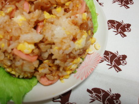 なめ茸の★美味ちい♥焼きチャーハン