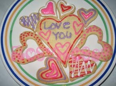♡世界一簡単♥バレンタインクッキー♡の写真