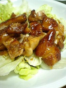 鶏の照りてり焼き♪