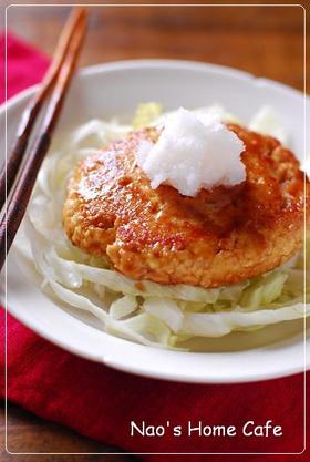 豆腐&ツナの和風照り焼きハンバーグ