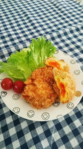ホントに簡単♡たまごフライ♡˙³˙
