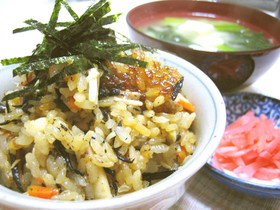 えのきとツナの炊き込みご飯