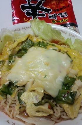 辛ラーメンの激辛冷やし麺