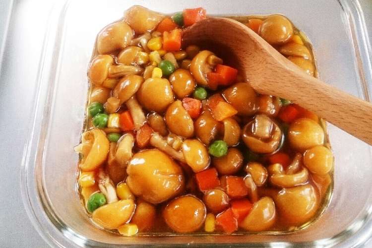 レンジ調理 なめこのすき煮風 レシピ 作り方 By りあなそう クックパッド 簡単おいしいみんなのレシピが358万品
