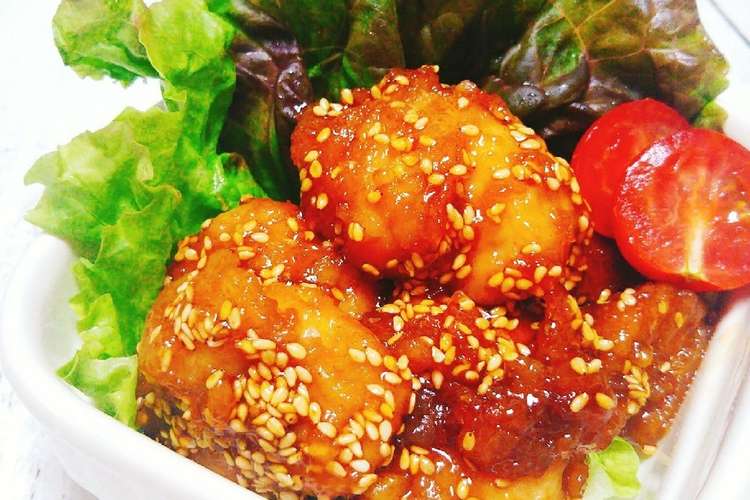 唐揚げリメイク 甘辛コチュジャンだれ レシピ 作り方 By ひぃらぃ クックパッド 簡単おいしいみんなのレシピが352万品