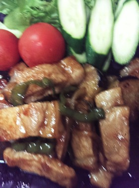 豚ロース焼き肉のたれソテー