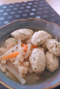 ふわっふわ♬豆腐と鶏ひき肉団子の和風煮