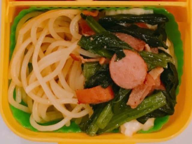 お弁当に レンジで簡単 クリームパスタ By クックまいななパパ