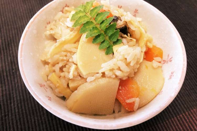 炊飯器で簡単 たけのこご飯 レシピ 作り方 By るっこらるっこ クックパッド 簡単おいしいみんなのレシピが360万品