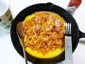 鉄板イタリアンスパゲティ風(ナポリタン)