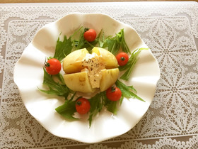 レンジで簡単☆新じゃがに甘酢タルタル~