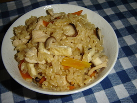 鶏五目☆炊き込みご飯