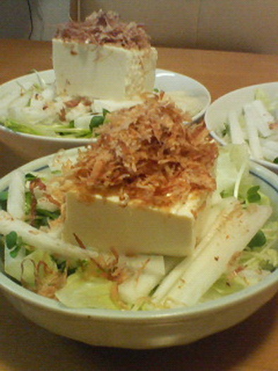 へるしー☆豆腐大根サラダの写真